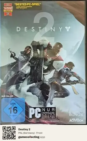 Destiny 2 Computer, Germany box front