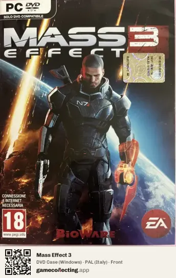 Mass Effect 3 Computer, Italy box front