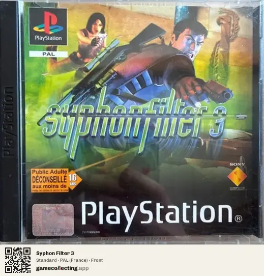 Syphon Filter 3 PlayStation, France box front