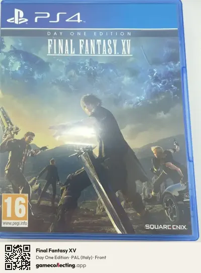 Final Fantasy XV PlayStation 4, Italy box front