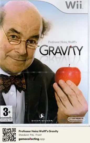 Professor Heinz Wolff's Gravity Nintendo Wii, PAL box front