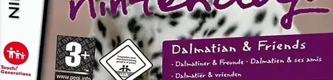 Nintendogs: Dalmatian & Friends, the PEGI square on its front