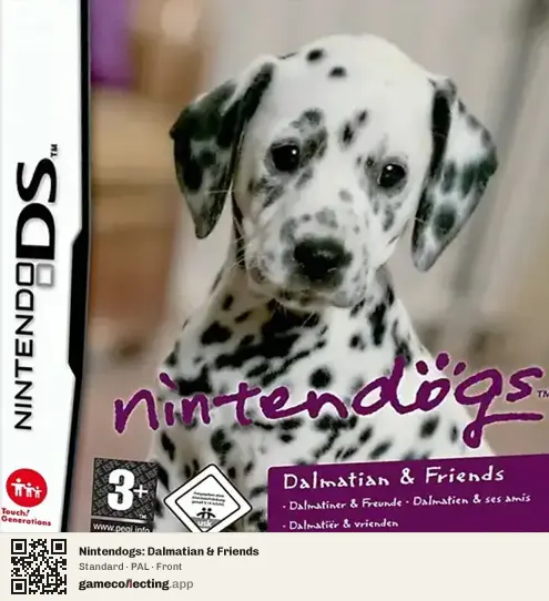 Nintendogs: Dalmatian & Friends Nintendo DS, PAL box front