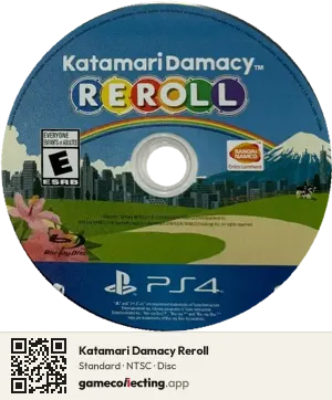 Katamari Damacy Reroll PlayStation 4, NTSC disc