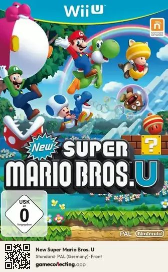 New Super Mario Bros. U Nintendo Wii U, Germany box front