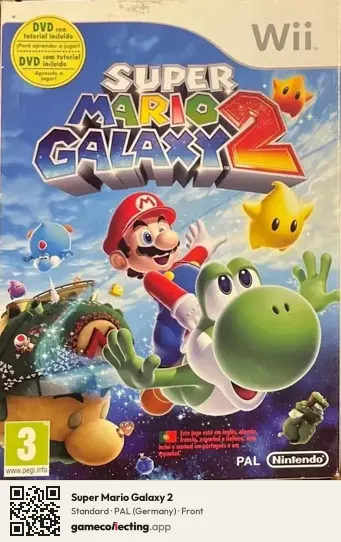 Super Mario Galaxy 2 Nintendo Wii, Germany box front