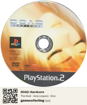 DOA2: Hardcore PlayStation 2, Asia disc