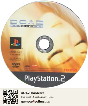 DOA2: Hardcore PlayStation 2, Asia disc