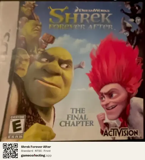 Shrek Forever After Nintendo DS, NTSC box front