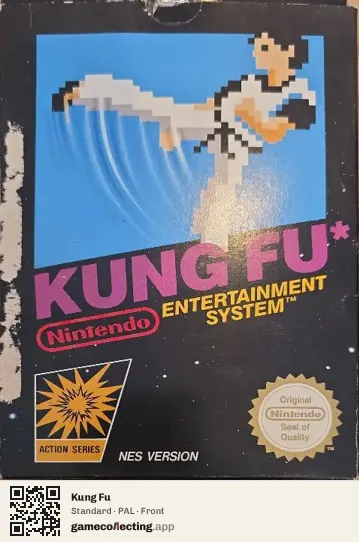 Kung Fu Nintendo Entertainment System, PAL box front