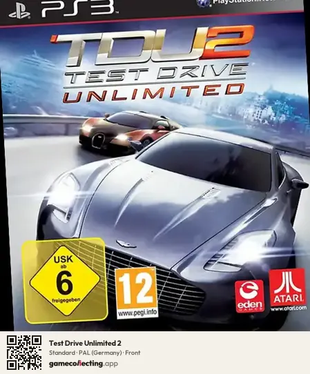 Test Drive Unlimited 2 PlayStation 3, Germany box front