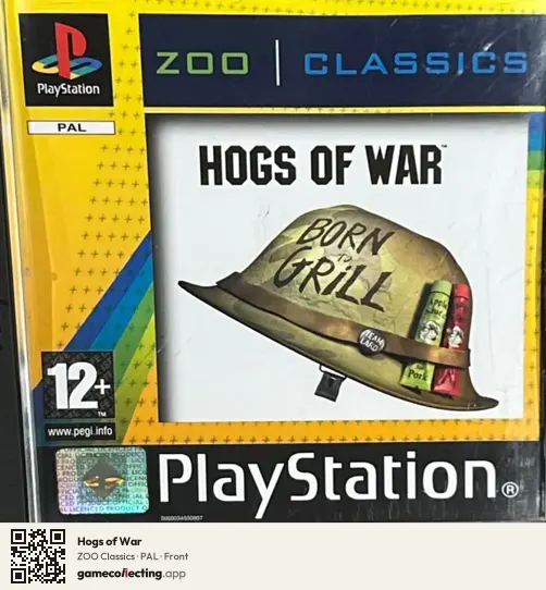 Hogs of War PlayStation, PAL box front