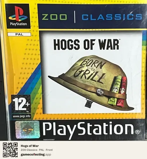 Hogs of War PlayStation, PAL box front