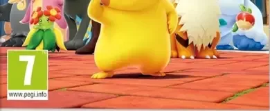 Detective Pikachu Returns, the PEGI square on its front