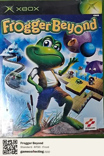 Frogger Beyond Xbox, NTSC box front