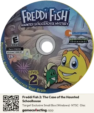 Freddi Fish 2: The Case of the Haunted Schoolhouse Computer, NTSC disc