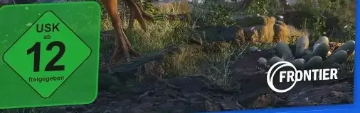 Jurassic World Evolution 3, the USK square on its front
