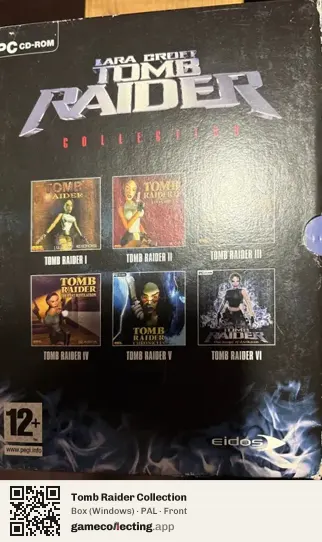 Tomb Raider Collection Computer, PAL box front