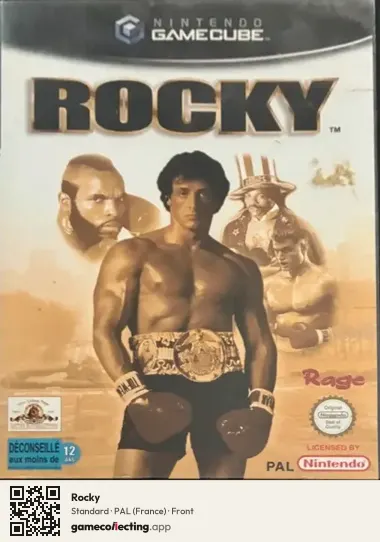 Rocky Nintendo GameCube, France box front