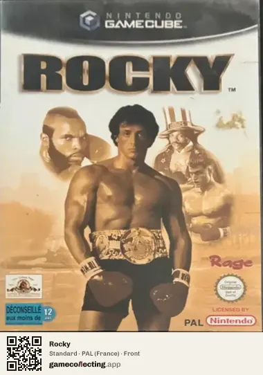 Rocky Nintendo GameCube, France box front