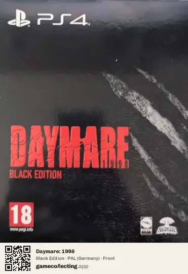 Daymare: 1998 PlayStation 4, Germany box front