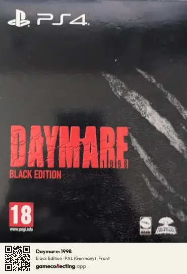 Daymare: 1998 PlayStation 4, Germany box front