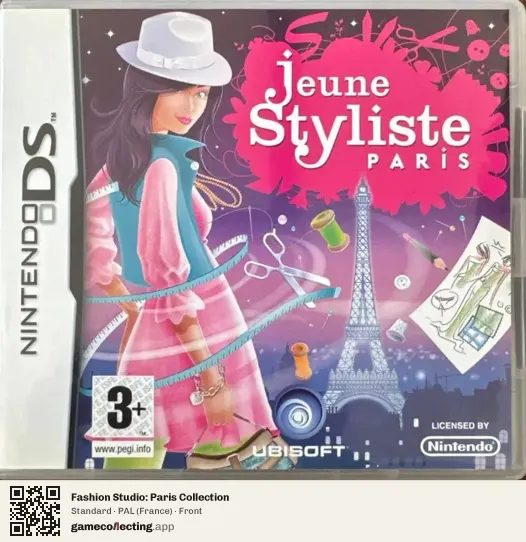 Fashion Studio: Paris Collection Nintendo DS, France box front