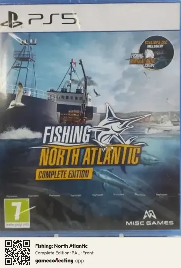 Fishing: North Atlantic PlayStation 5, PAL box front