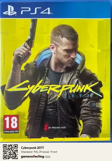 Cyberpunk 2077 PlayStation 4, France box front