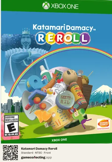 Katamari Damacy Reroll Xbox One, NTSC box front