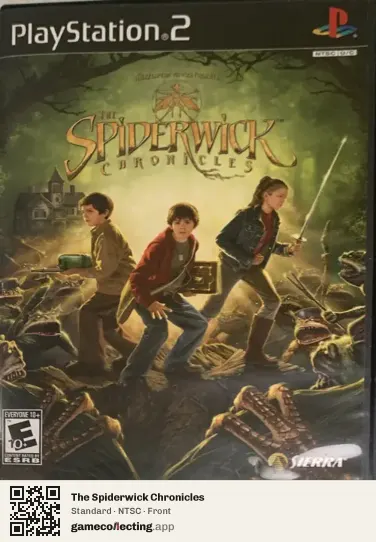 The Spiderwick Chronicles PlayStation 2, NTSC box front