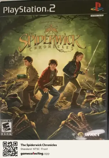 The Spiderwick Chronicles PlayStation 2, NTSC box front