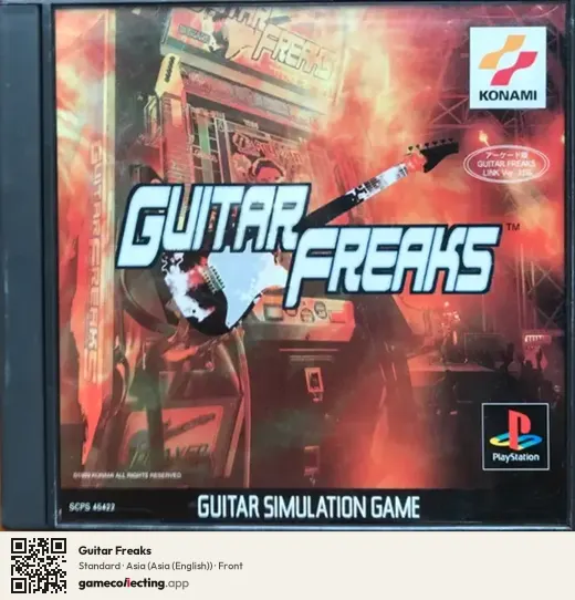 Guitar Freaks PlayStation, Asia (English) box front