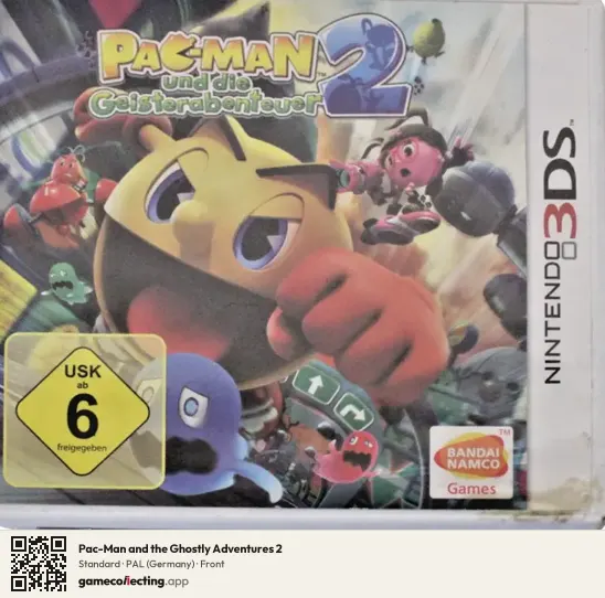 Pac-Man and the Ghostly Adventures 2 Nintendo 3DS, Germany box front