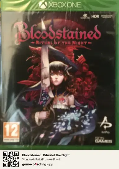 Bloodstained: Ritual of the Night Xbox One, France box front