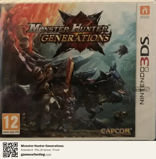Monster Hunter Generations Nintendo 3DS, France box front