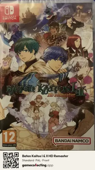 Baten Kaitos I & II HD Remaster Nintendo Switch, PAL box front