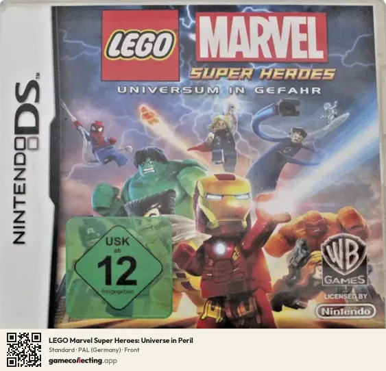 LEGO Marvel Super Heroes: Universe in Peril Nintendo DS, Germany box front