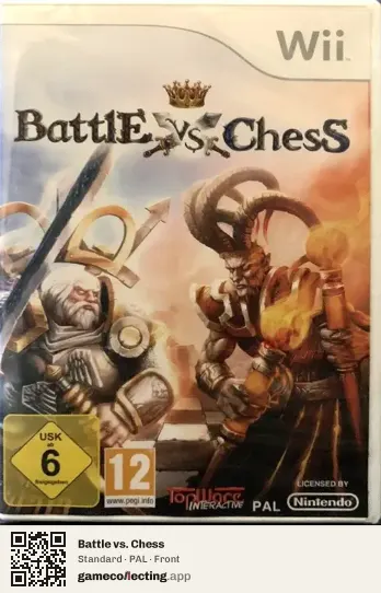 Battle vs. Chess Nintendo Wii, PAL box front