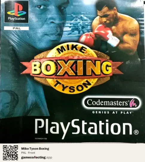 Mike Tyson Boxing PlayStation, PAL box front