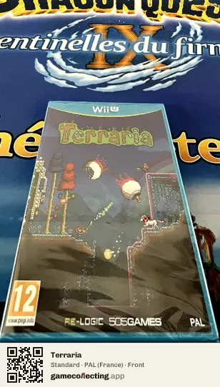 Terraria Nintendo Wii U, France box front