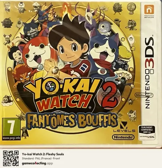 Yo-kai Watch 2: Fleshy Souls Nintendo 3DS, France box front