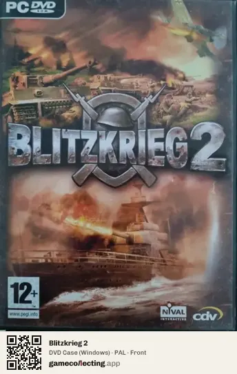 Blitzkrieg 2 Computer, PAL box front