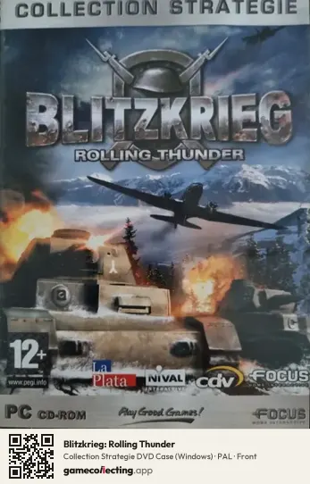 Blitzkrieg: Rolling Thunder Computer, PAL box front