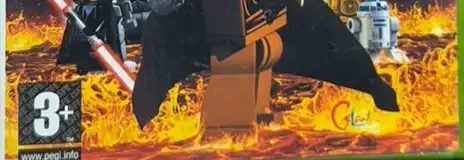 LEGO Star Wars: The Video Game, the PEGI square on its front
