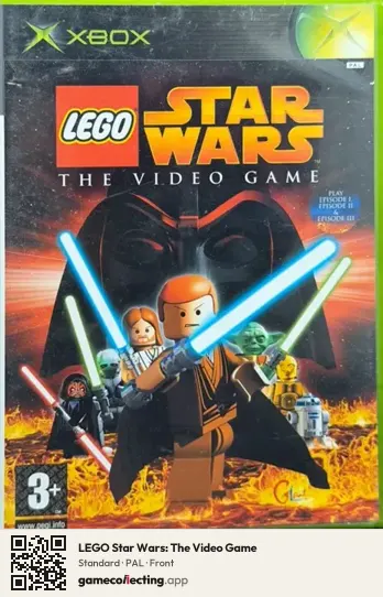 LEGO Star Wars: The Video Game Xbox, PAL box front