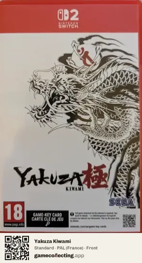 Yakuza Kiwami Nintendo Switch 2, France box front