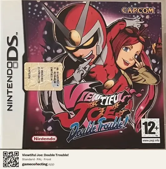 Viewtiful Joe: Double Trouble! Nintendo DS, PAL box front