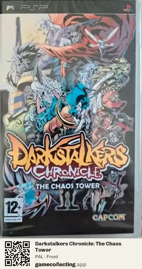 Darkstalkers Chronicle: The Chaos Tower PlayStation Portable, PAL box front