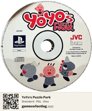 YoYo's Puzzle Park PlayStation, PAL disc